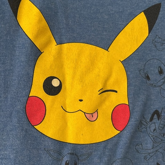 Pokeman Boys TShirt Small Blue - Picture 2 of 4
